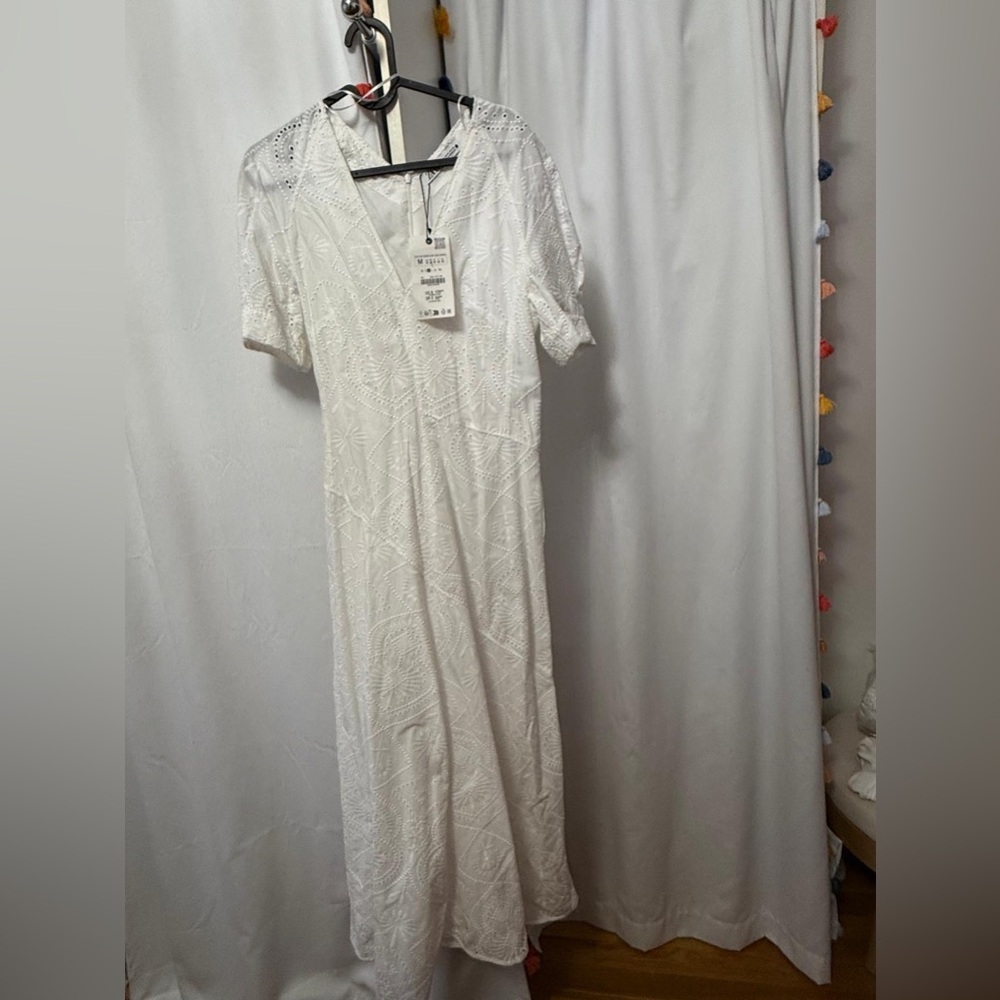 White Maxi Zara Dress